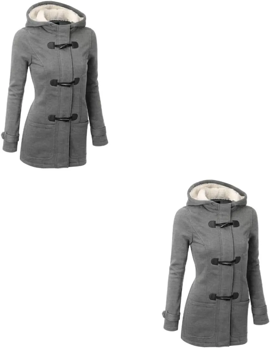 2pcs Warm Coat Casual Coats for Women Black Coats Daugter Thermal Coats for Women Women's Heated Coat