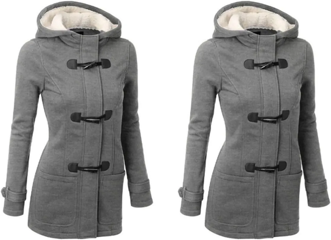 2pcs Warm Coat Casual Coats for Women Black Coats Daugter Thermal Coats for Women Women's Heated Coat
