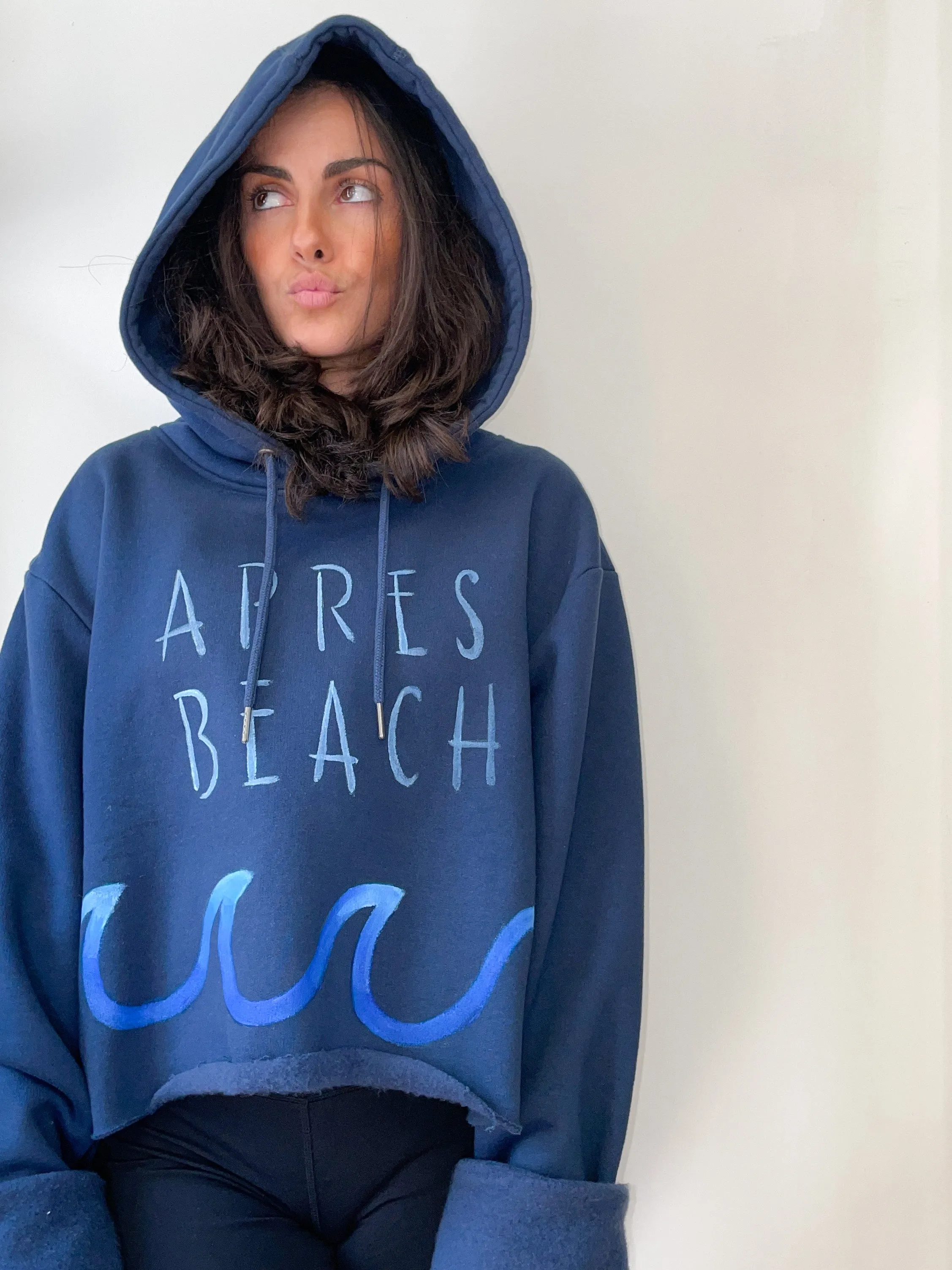 Apres Beach Cropped Hoodie