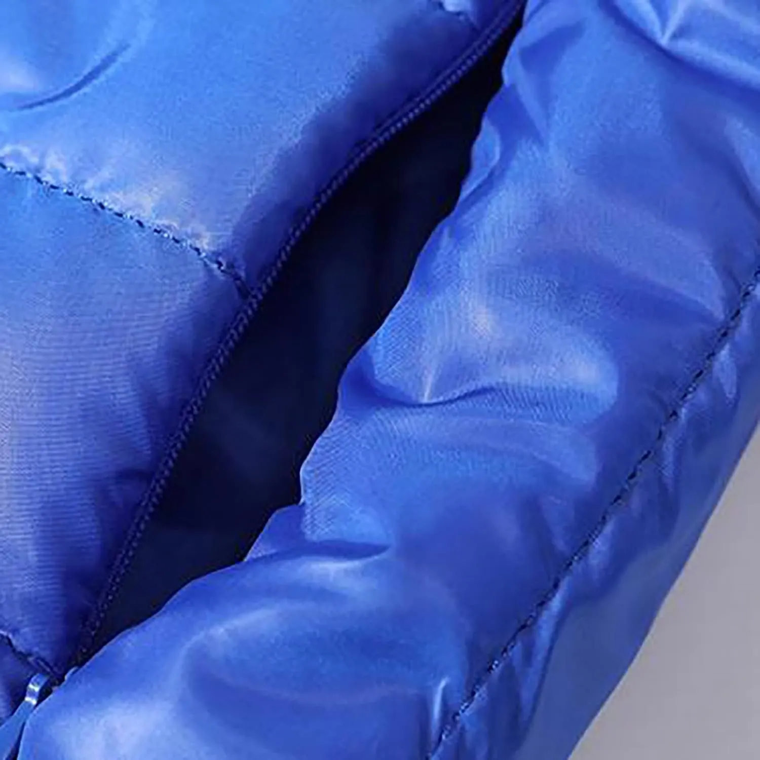 BIFUTON Men's Lightweight Puffer Down Jackets Detachable Zipper Hoodies Winter Coat Cotton Padded Coat for Travel Ski Jackets