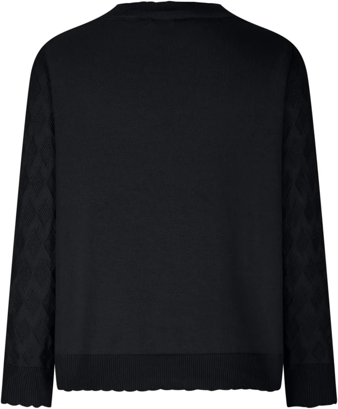Cable Knit Sweater Women V Neck Button up Solid Color Long Sleeve Fall Sweaters Preppy Casual Oversized Cardigans