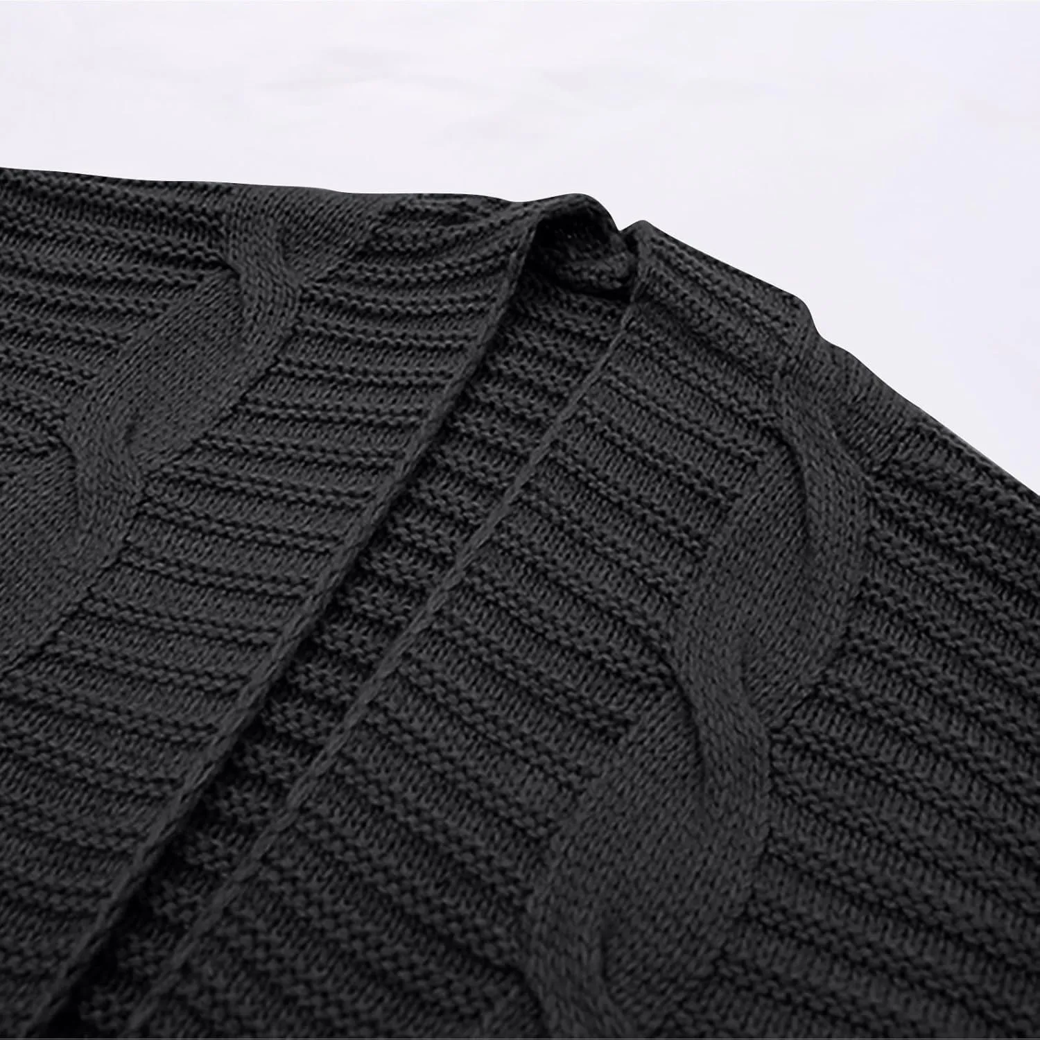 Cardigan Sweaters for Women Trendy Cable Knit Sweater Fall Clothes 2024 Long Sleeve Jackets Outerwear with Pockets
