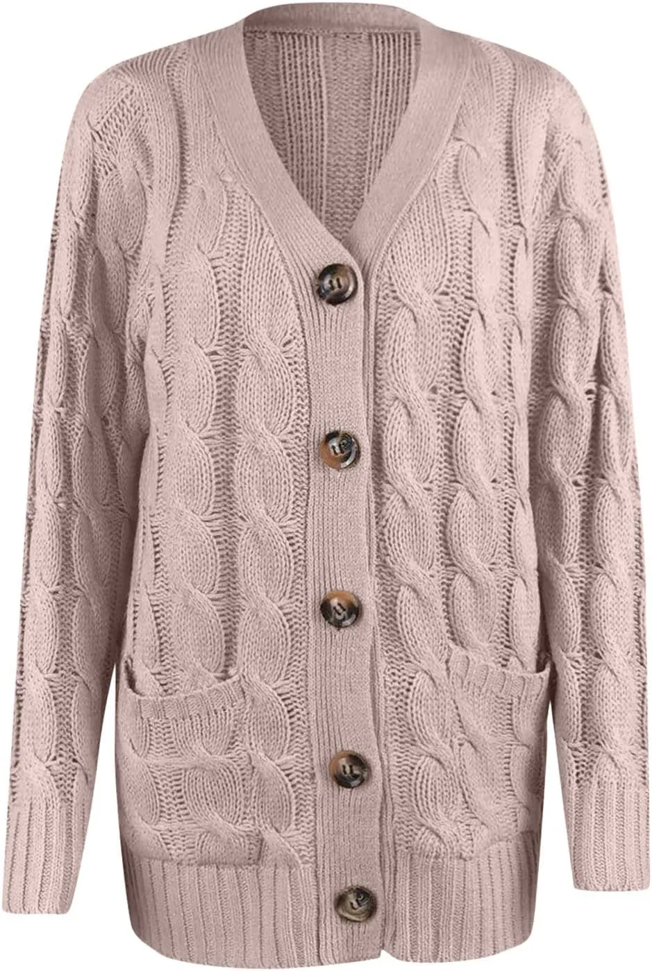 cooki Womens Cardigan Sweaters Fall Women's Open Front Fashion Button Down Cable Knit Chunky Sweater Jackets Coats