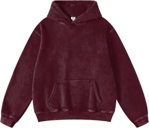 Dnzzs Acid Wash Hoodie Super Soft Hoodie for Mens Hoodies Oversized Men's Fashion Hoodies & Sweatshirts Vintage Hoodie