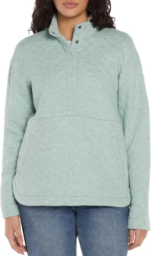 Eddie Bauer Women's Quilted Pullover, Womens Sweatshirts for Winter, Ladies Sweater and Pullover