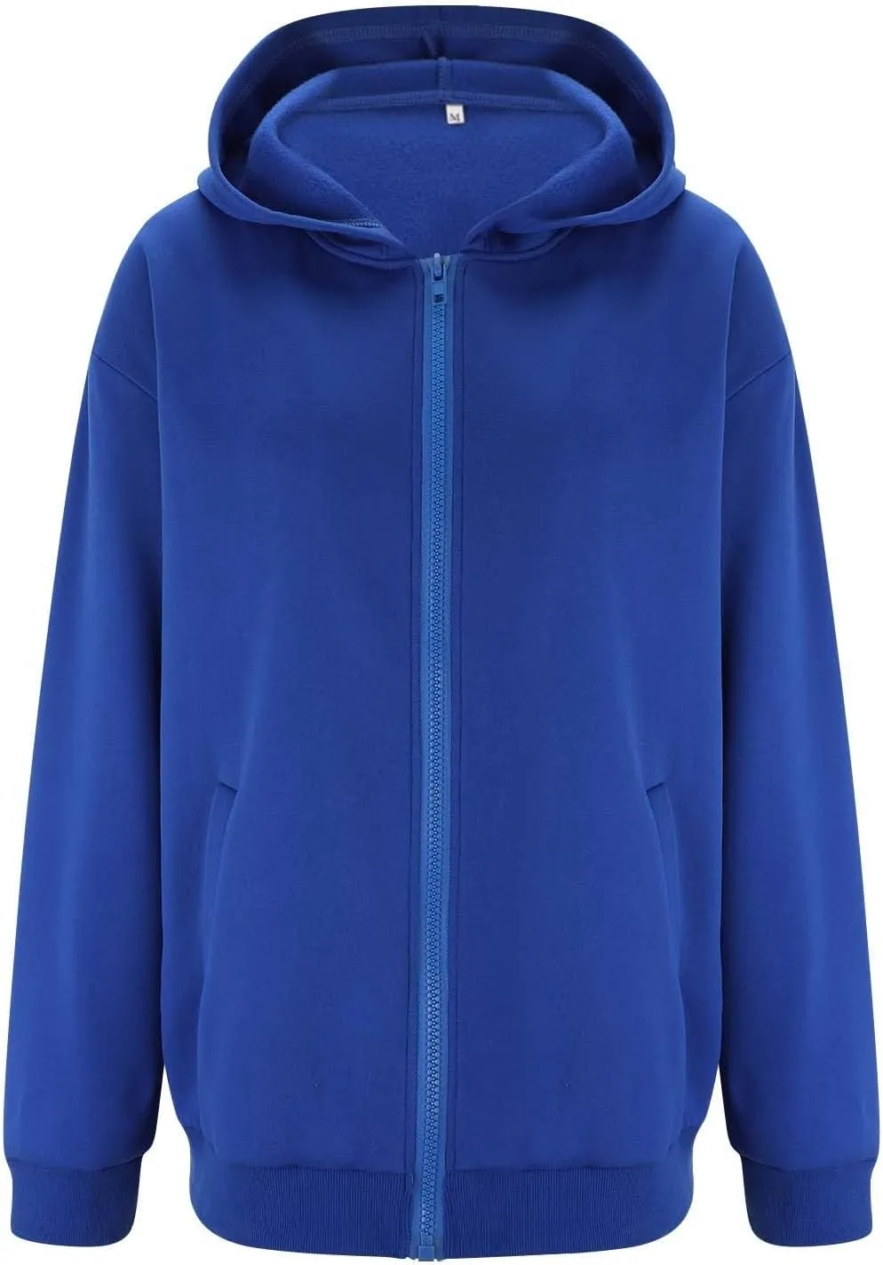 Fall Sweatshirts for Women Full Zip Up Hoodies Oversized Sweatshirt Y2K Clothing Casual Classic Jacket with Pockets