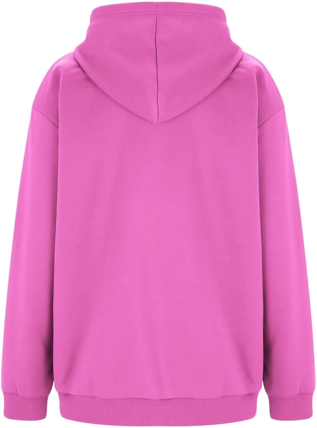 Fall Sweatshirts for Women Full Zip Up Hoodies Oversized Sweatshirt Y2K Clothing Casual Classic Jacket with Pockets