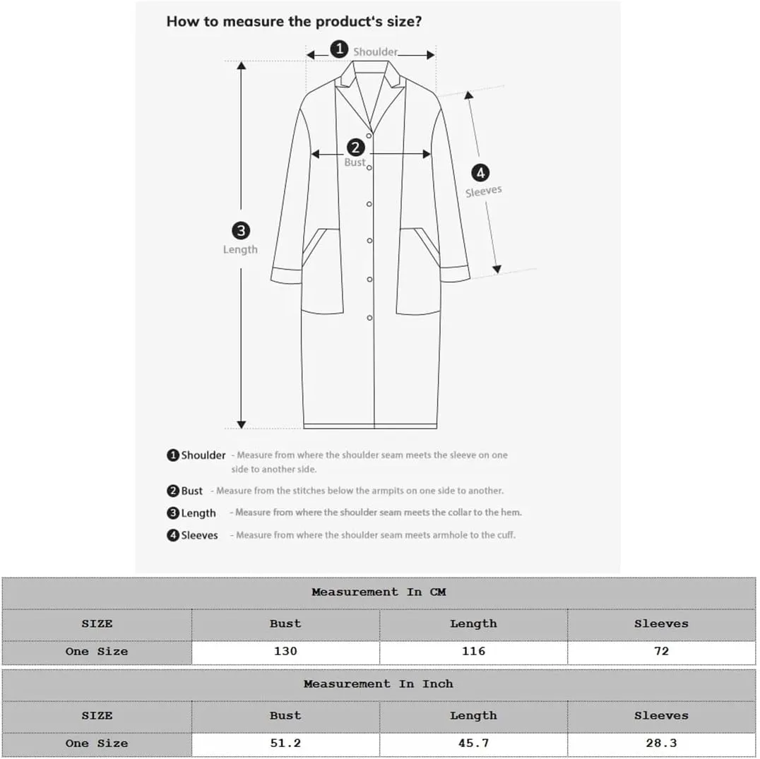 Fnfmrfmr Women's Double-Sided Wool Blends Coats Double Breasted Autumn Winter Long Wool Jacket