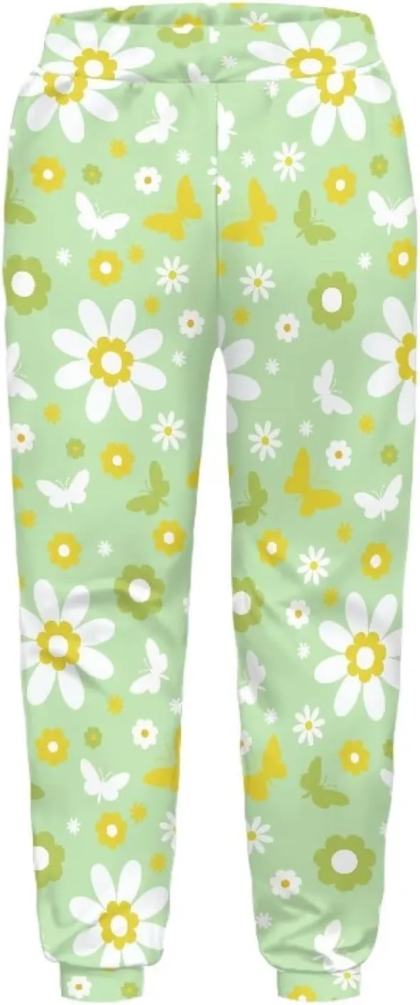 Girls' Sweatpants Active Yoga Pants Super Soft Athletic Performance Jogger Pants Size 4-15