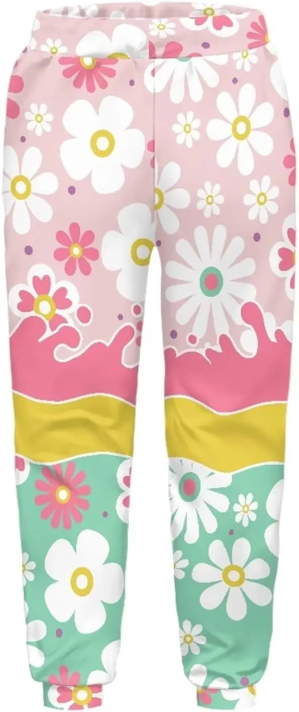 Girls' Sweatpants Active Yoga Pants Super Soft Athletic Performance Jogger Pants Size 4-15