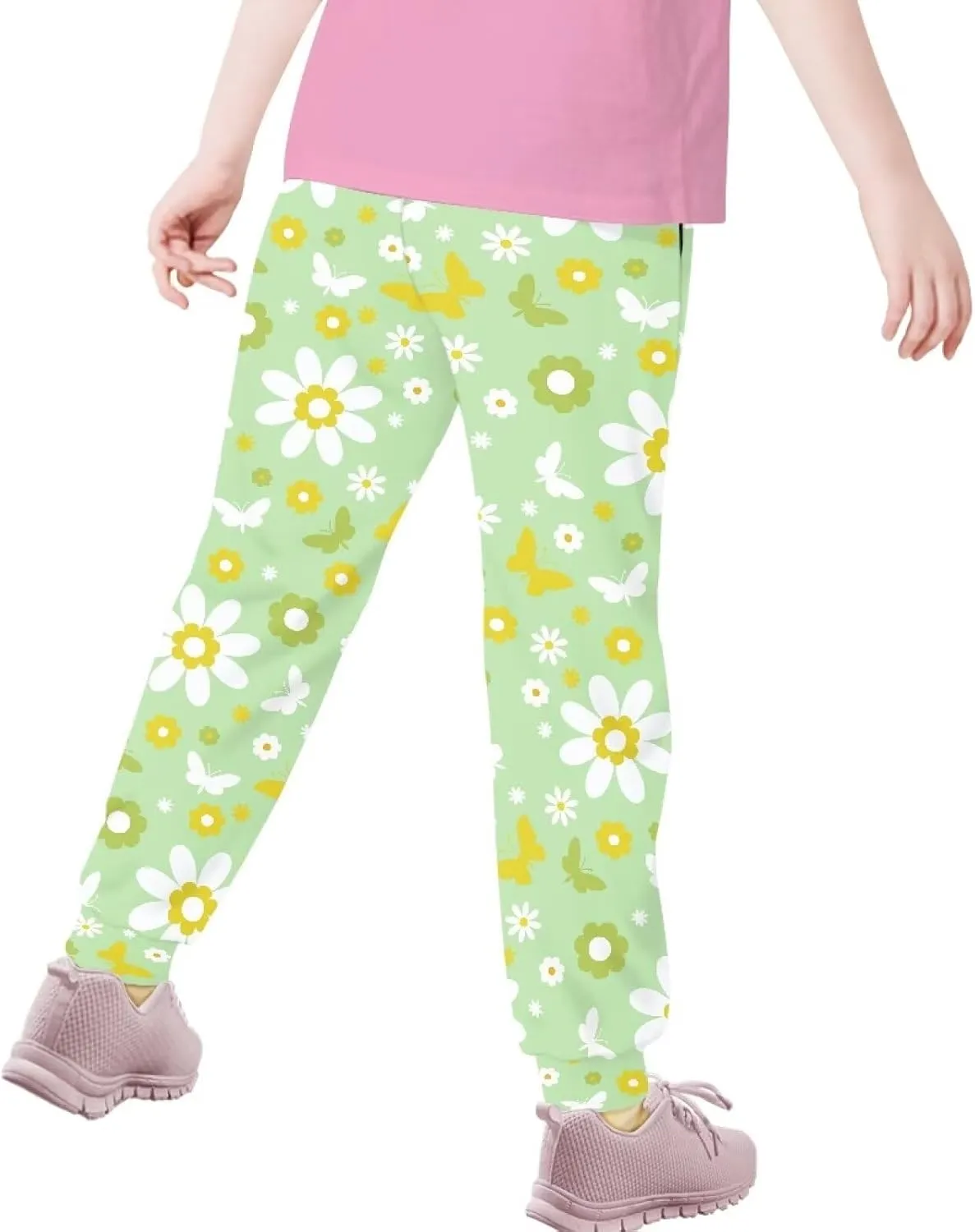 Girls' Sweatpants Active Yoga Pants Super Soft Athletic Performance Jogger Pants Size 4-15