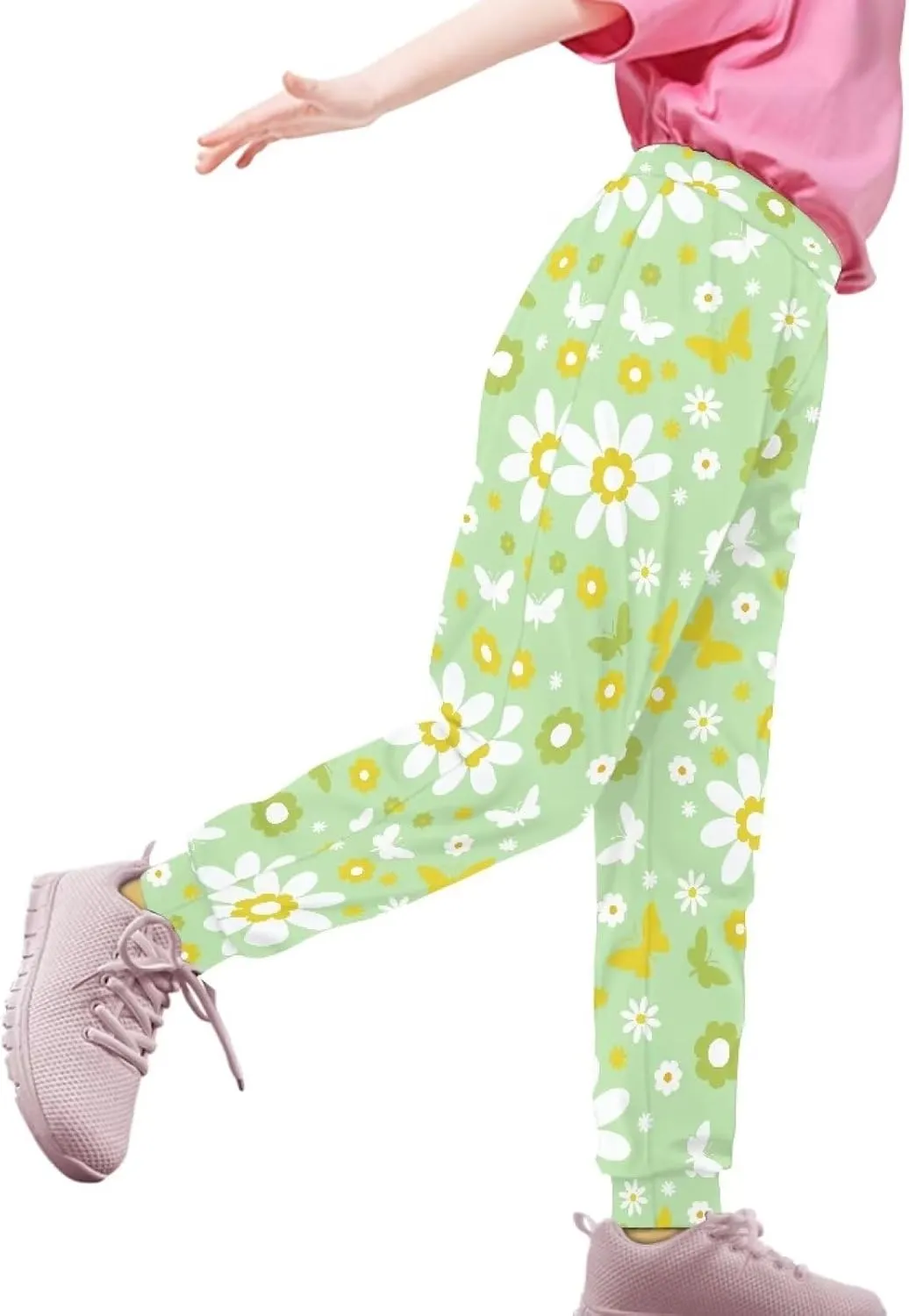 Girls' Sweatpants Active Yoga Pants Super Soft Athletic Performance Jogger Pants Size 4-15