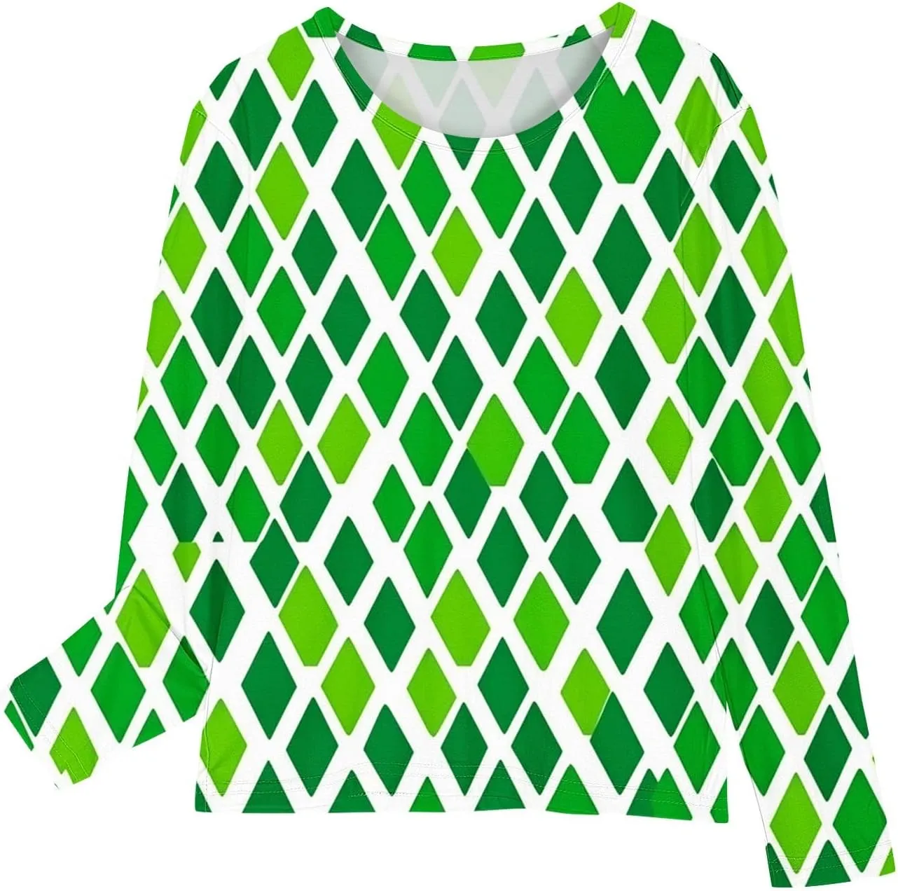 Graphic Sweatshirt Girls Long Sleeve Blue Clover Crewneck Lightweight Pullover Relaxed Casual Cute Essential Top