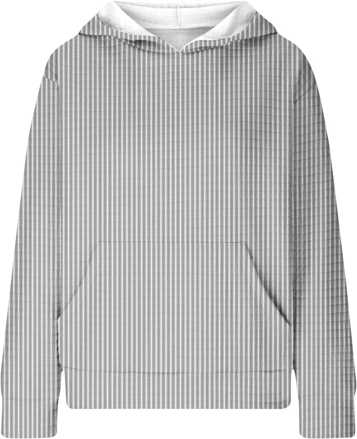 Hoodies For Women Waffle Knit Long Sleeve Drawstring Pullover Tops Casual Loose Hooded Sweatshirts With Pockets