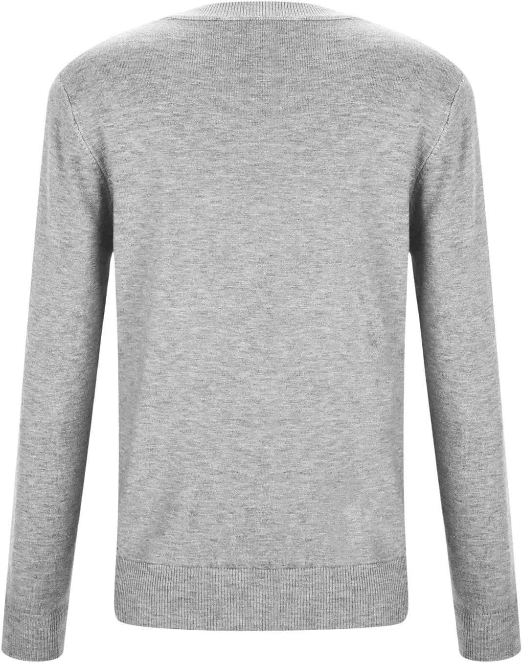 iLH Sweater for Women 2024 Fall Winter Merino Sweaters Cozy Knit Pullover Tops Long Sleeve Crew Neck Lightweight Shirts