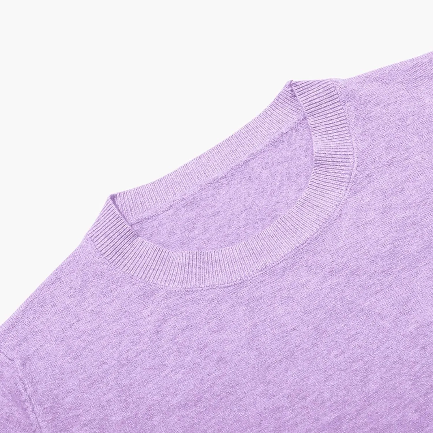 iLH Sweater for Women 2024 Fall Winter Merino Sweaters Cozy Knit Pullover Tops Long Sleeve Crew Neck Lightweight Shirts