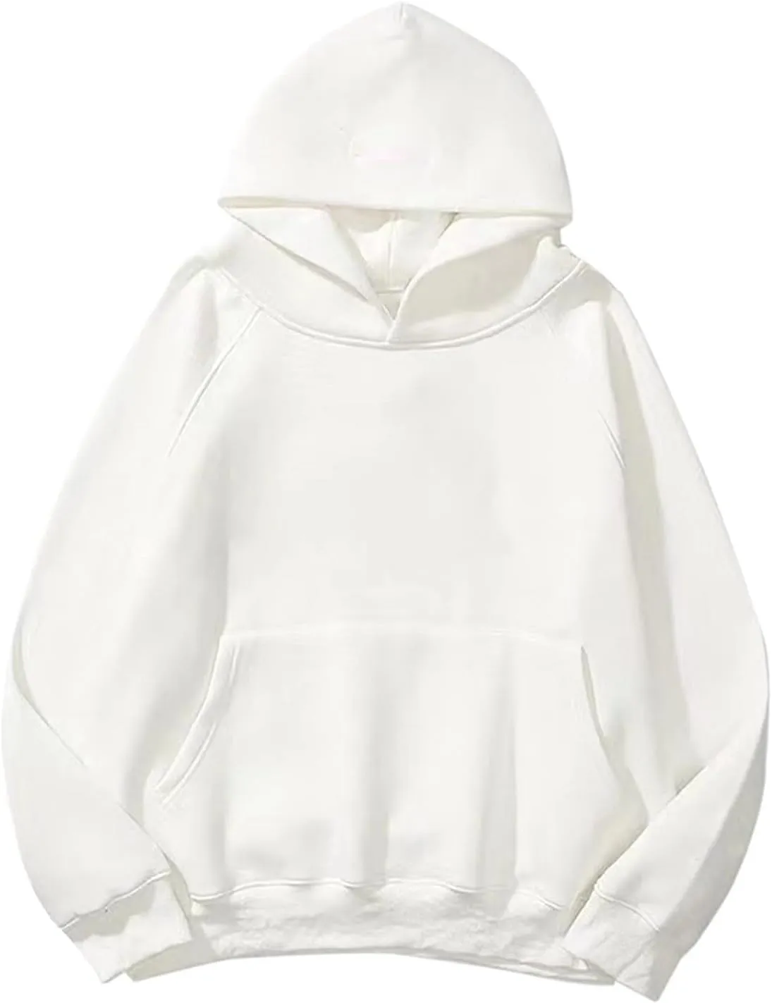 iLH Womens Classic Hoodies Drop Shoulder Kangaroo Pocket Pullover Hooded Sweatshirts For Women Fall Outdoor Leisure Hoodies