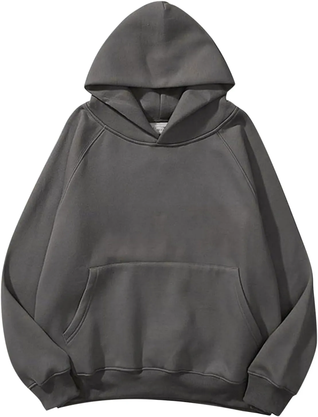 iLH Womens Classic Hoodies Drop Shoulder Kangaroo Pocket Pullover Hooded Sweatshirts For Women Fall Outdoor Leisure Hoodies