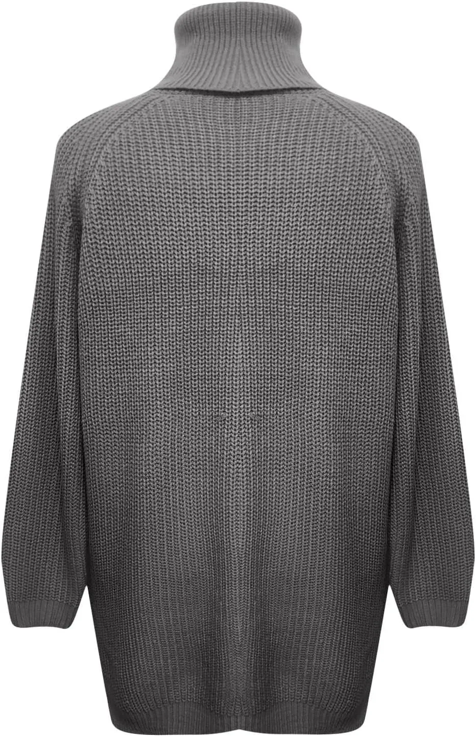 iLH Womens Turtleneck Sweaters Oversized Rib Knit Chunky Pullover Sweaters for Women Fall Winter Thermal Cozy Sweaters