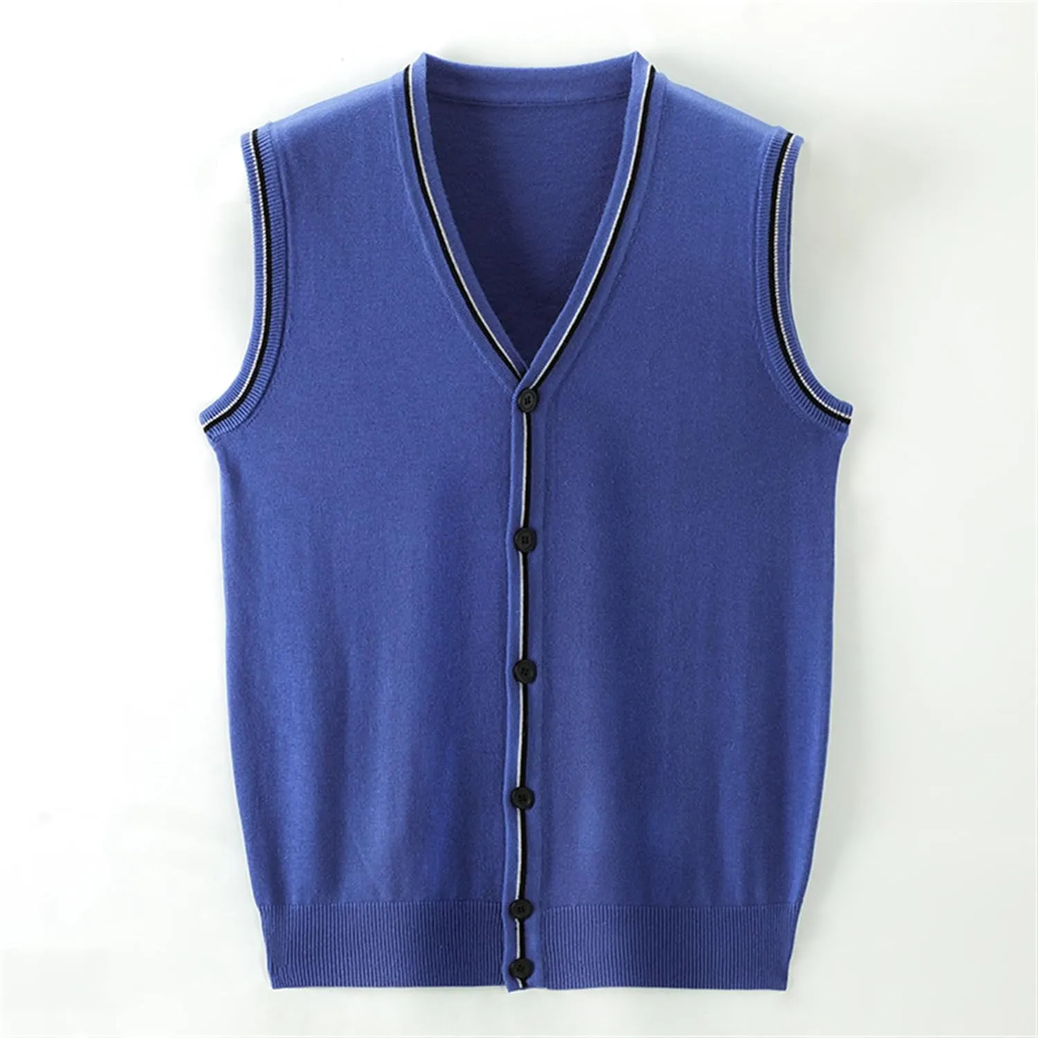 JEShifangjiusu Men'S Cardigan Sweaters Wool Blend V Neck Button Down Sweaters Casual Solid Color Lightweight Knitted Overcoat