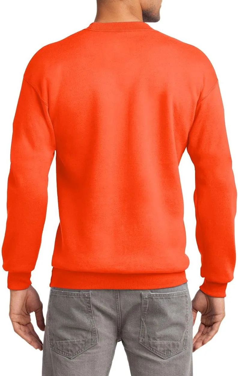 JustBlanks Fleece Sweatshirt for Men Tall Mens Sweatshirt Crewneck Sweatshirt Relaxed-Fit Pullover Sweatshirt