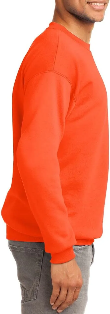 JustBlanks Fleece Sweatshirt for Men Tall Mens Sweatshirt Crewneck Sweatshirt Relaxed-Fit Pullover Sweatshirt