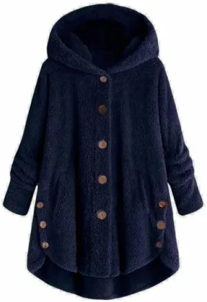 LCMTWX Winter Coats Coats Warm Plush Hooded Jackets Up Button Cardigan Trendy Plaid Fuzzy Outerwear Womens Fall Jackets