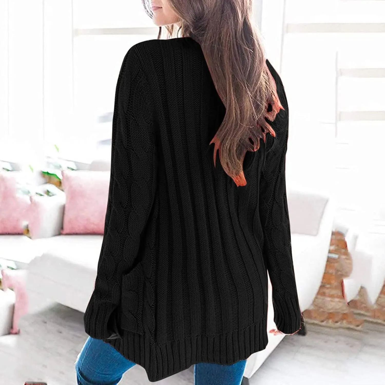 LCMTWX Womens Oversized Sweater Lightweight Long Sleeve Turtleneck Sweater Sweaters for Women Trendy 2023 Womens