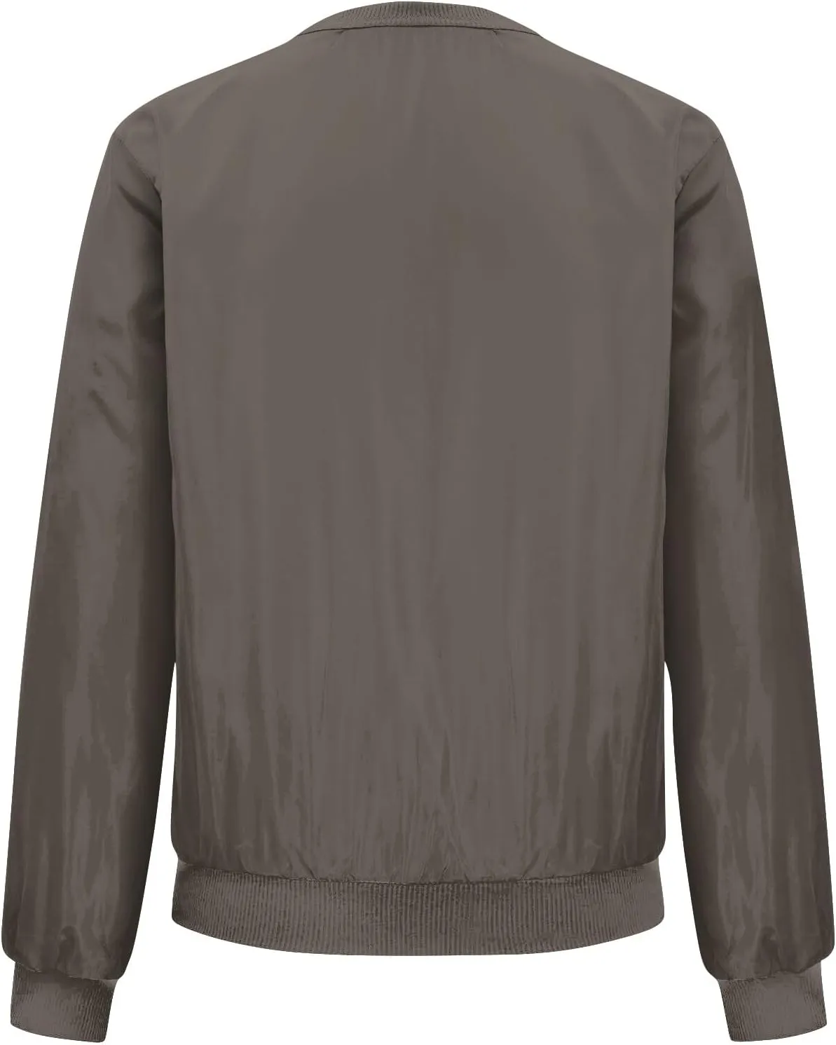 Light Jackets for Women Stand Collar Zip Up Long Sleeve Jacket with Pockets Solid Color Running Sweatshirts Jackets