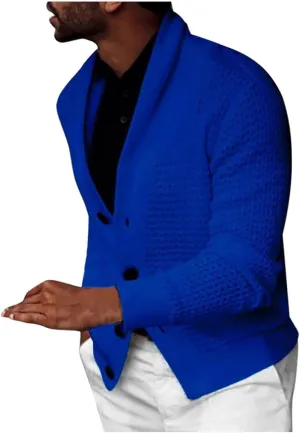 Lightweight Sweaters for Men Eyelet Sweater Casual Knit Sweaters Big and Tall Cardigan Slim Fit Button Down Sweaters