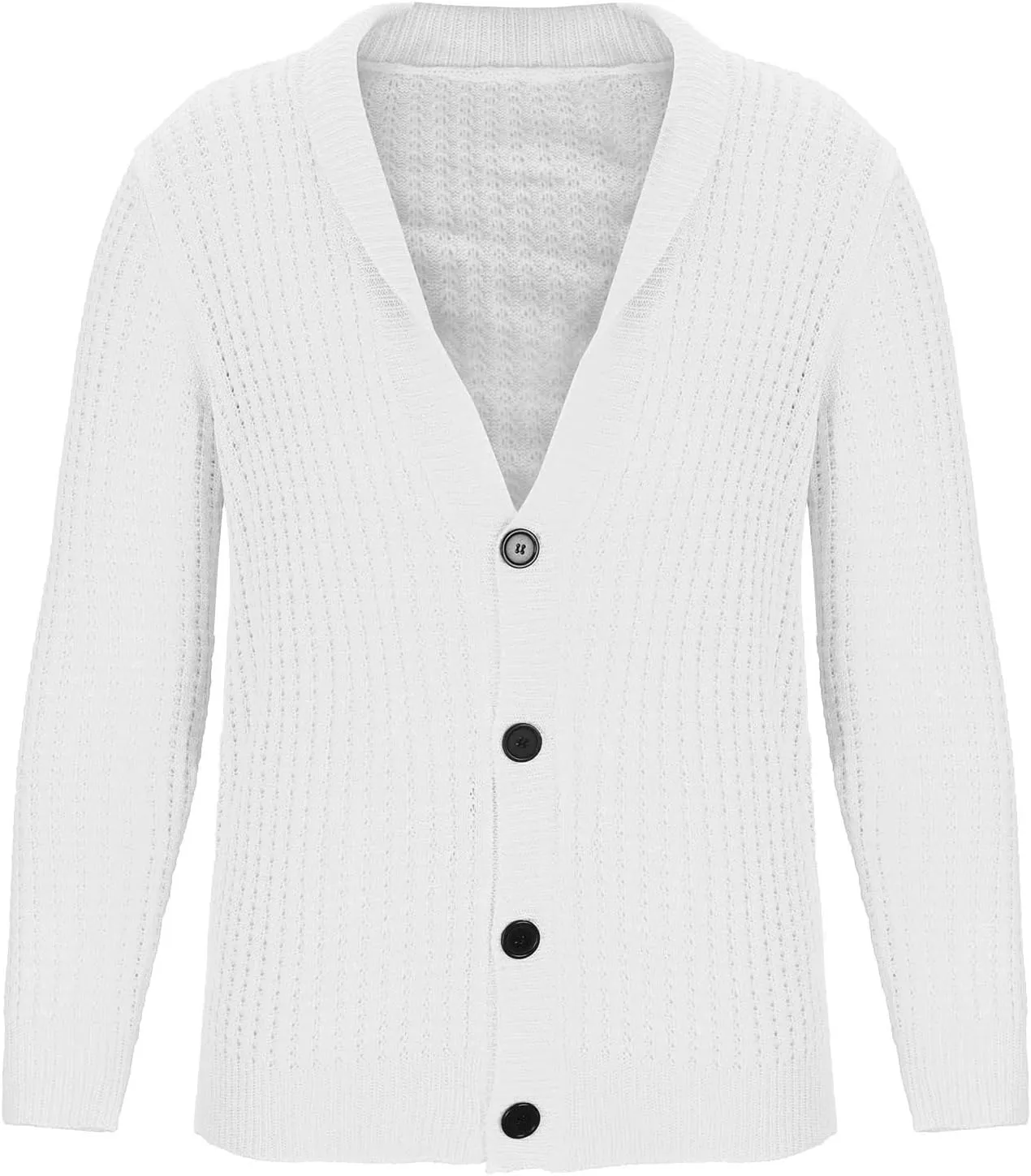 Lightweight Sweaters for Men Eyelet Sweater Casual Knit Sweaters Big and Tall Cardigan Slim Fit Button Down Sweaters