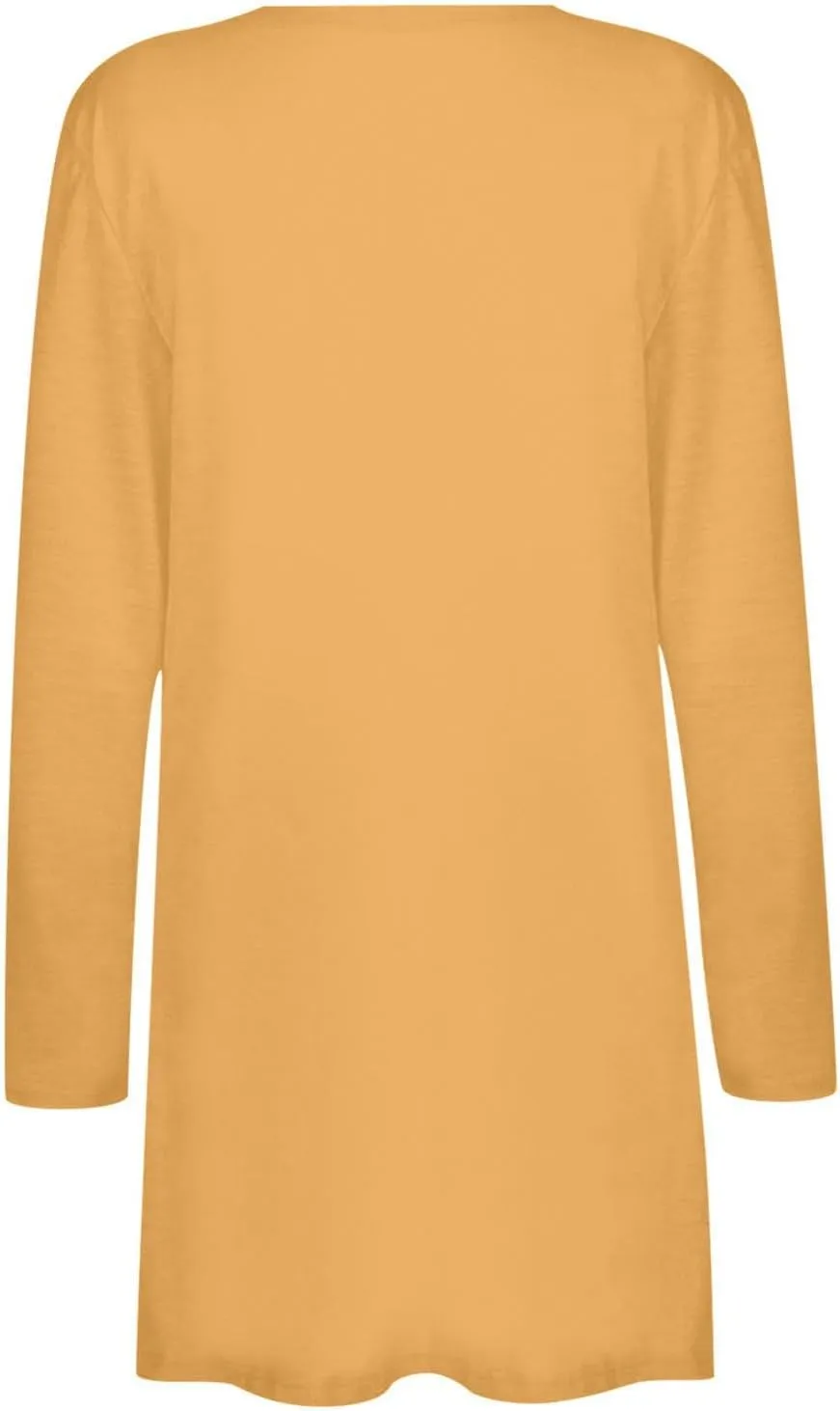 Long Sleeve Cardigan for Women Trendy Open Front Kimono Sweatshrits with Pockets Lightweight Casual Shirts Tops