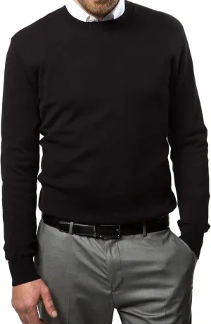 Marino Cotton Sweaters for Men - Lightweight Crewneck Men’s Pullover