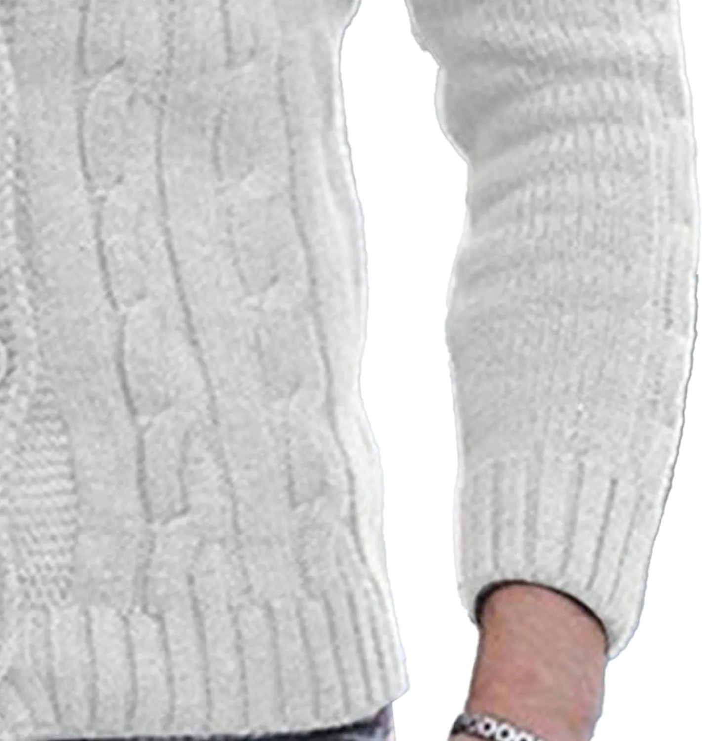 Men V Neck Button-Down Cardigan Casual Shawl Collar Button up Sweaters Cable Knit Ribbed Cardigans Sweater