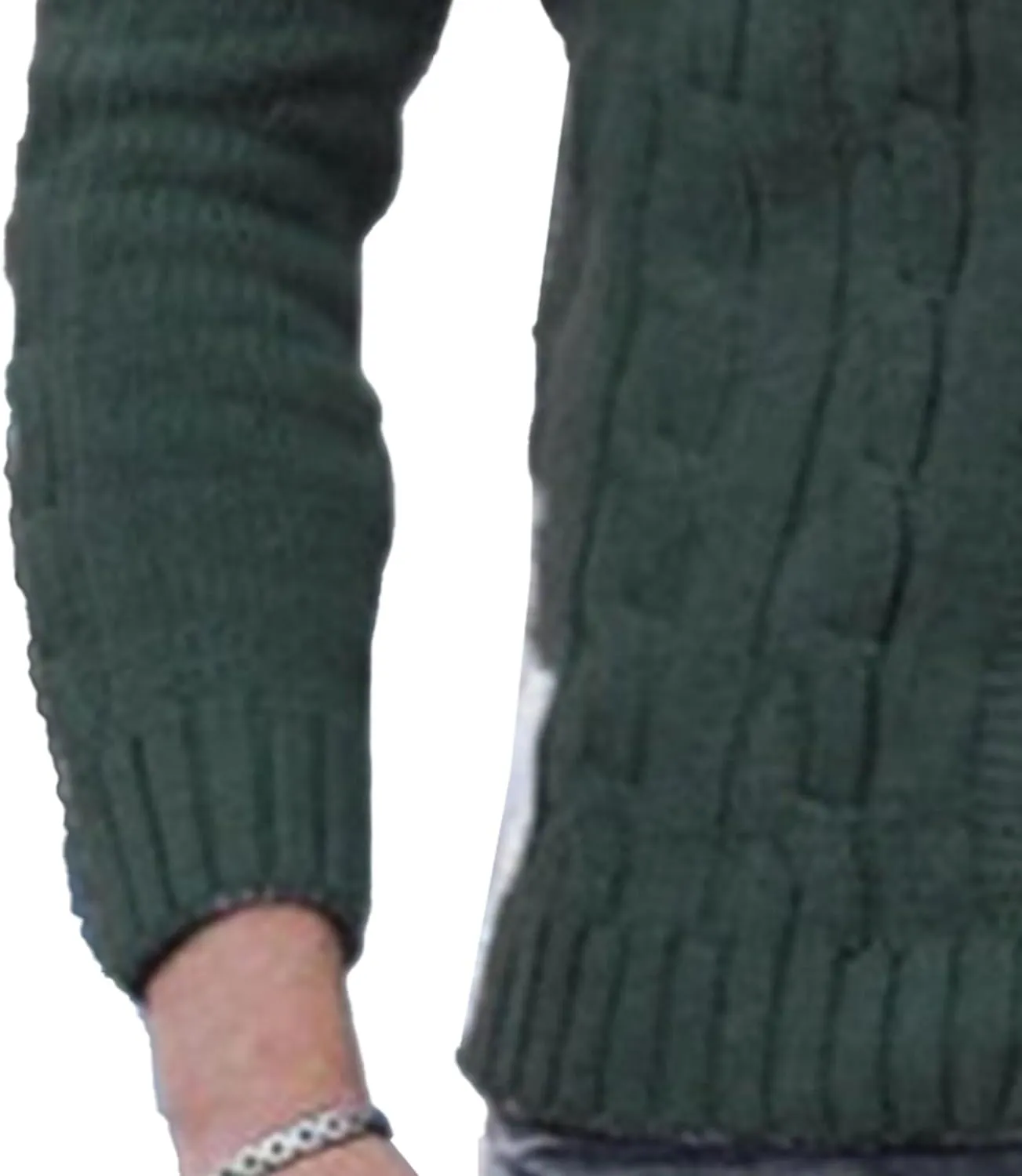 Men V Neck Button-Down Cardigan Casual Shawl Collar Button up Sweaters Cable Knit Ribbed Cardigans Sweater