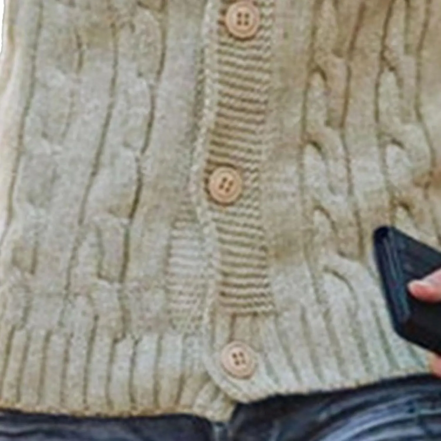 Men V Neck Button-Down Cardigan Casual Shawl Collar Button up Sweaters Cable Knit Ribbed Cardigans Sweater