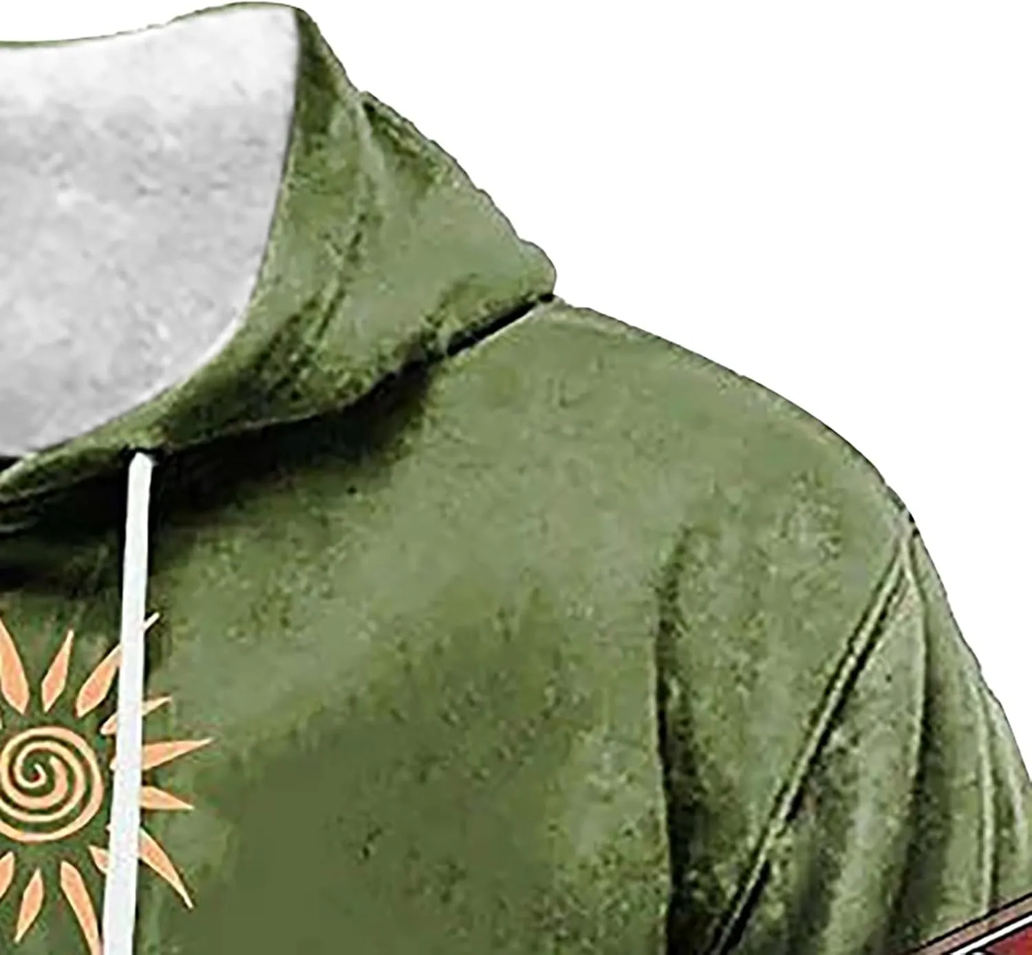 Men's Blue, Black, Brown Polyester Classic Hoodie with Half Sleeve and Hooded Neck