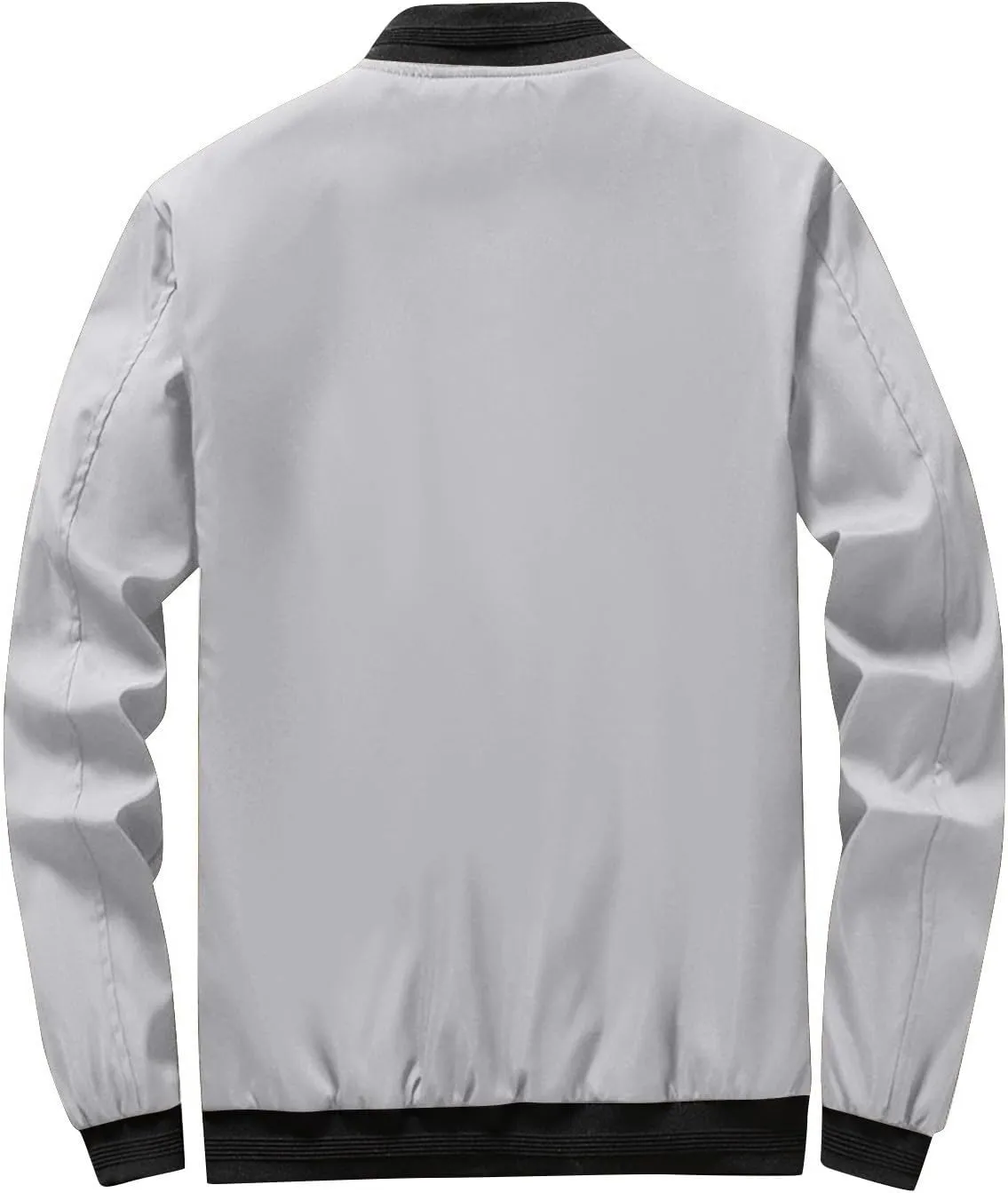 Men's Bomber Jacket Stylish Lightweight Softshell Flight Spring Fall Casual Jackets for Men Fashion Coat