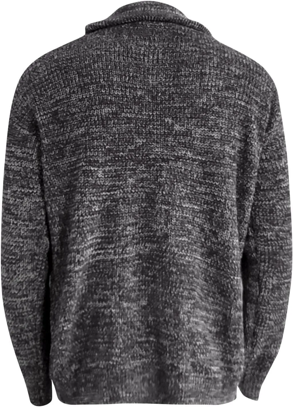 Mens Cardigan Sweater Stylish Casual Shawl Collar Cardigans Retro Cable Knitted Button Up Cardigan Sweaters