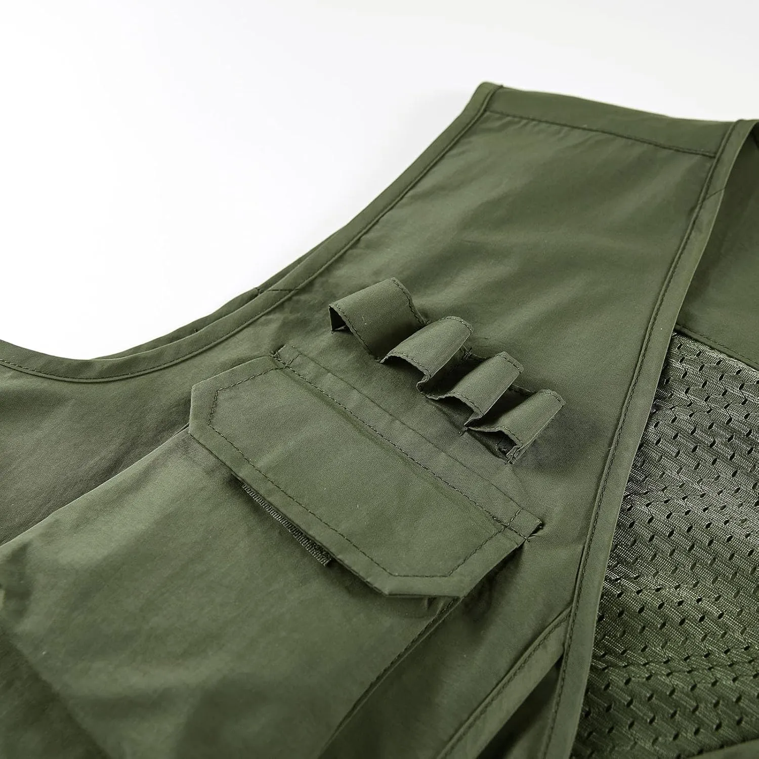 Men's Casual Lightweight Outdoor Vest Fishing Work Utility Safari Travel Photo Cargo Vest Jacket with Multi Pockets