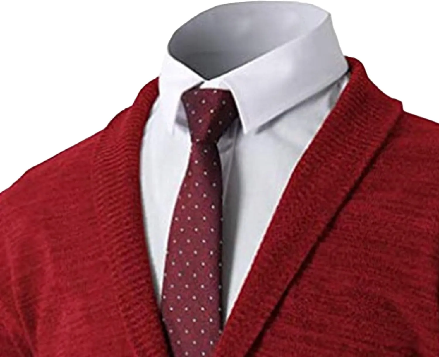 Mens Casual Open Front Long Sleeve Button up V-Neck Knitted Sweaters Causal Slim Fit Cardigans Pocket