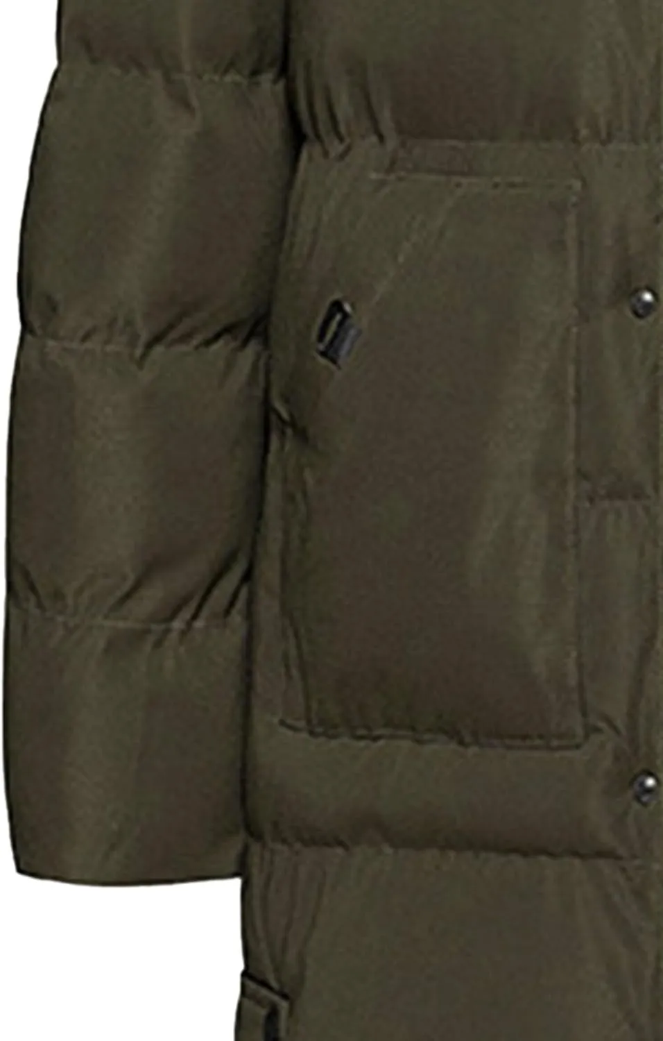 Men'S Classic Windproof Hooded Long Winter Warm Puffer Down Coat Thicken Cotton Puffer Jacket Coat Hooded