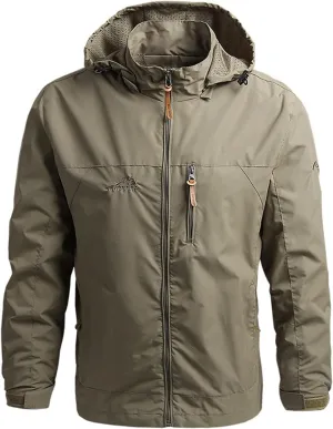 Men's Coat Rain Jacket Windbreaker Cycling Running Raincoat With Hood Lightweight Jacket Fashion, M-5XL