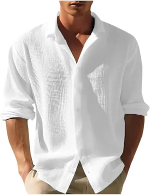 Mens Fall Sweaters Cardigans Long Sleeve Sweaters for Men Lightweight Lapel Casual Button down Knit Sweaters Shirts