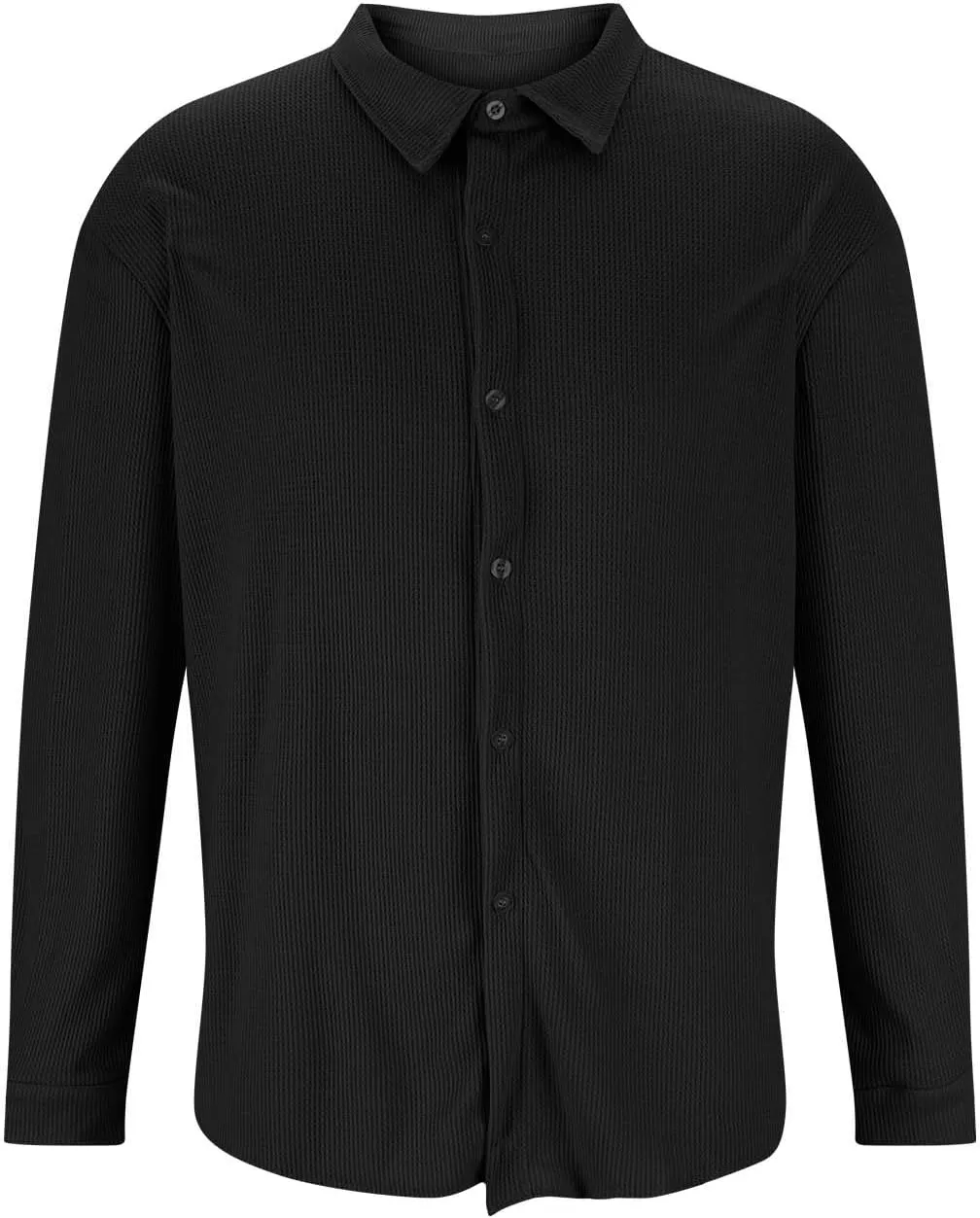 Mens Fall Sweaters Cardigans Long Sleeve Sweaters for Men Lightweight Lapel Casual Button down Knit Sweaters Shirts