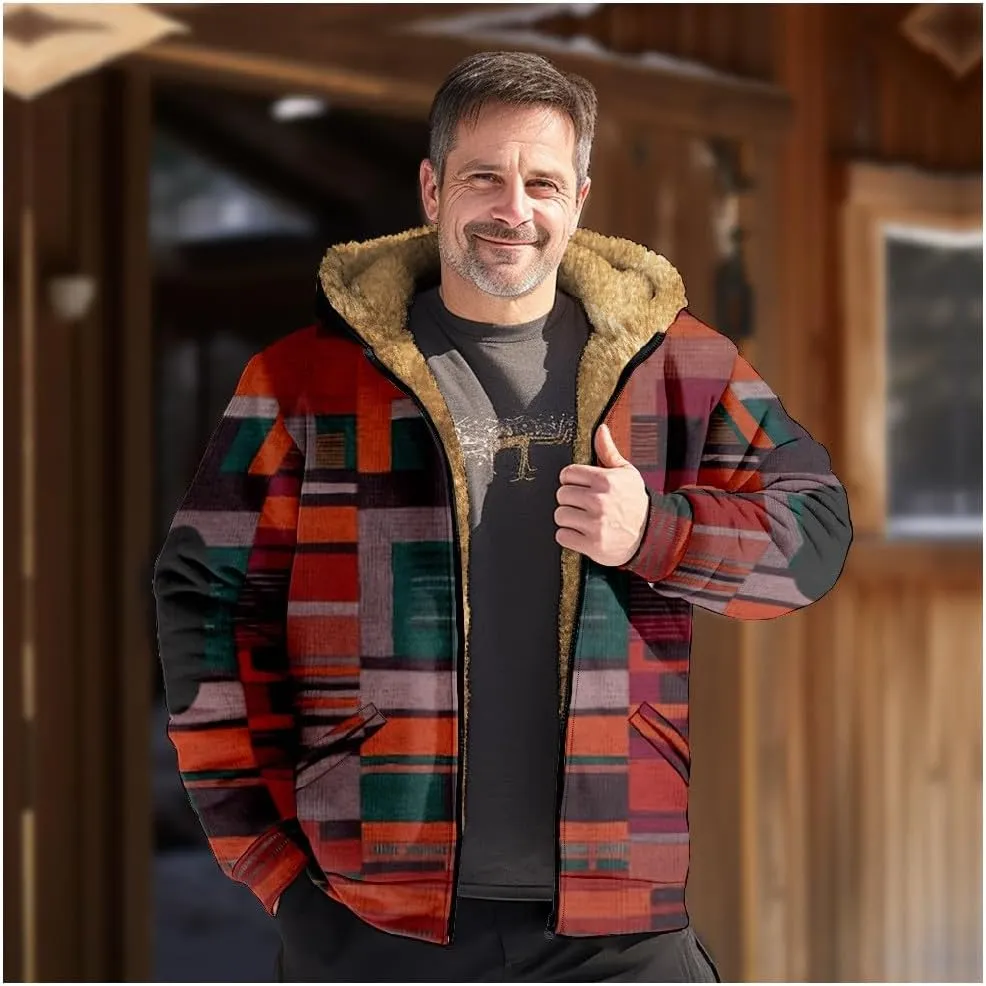 Men's Fashion Sweatshirts Coats Long Sleeve Zipper Hooded Relaxed Coat Hiking Travel for Men
