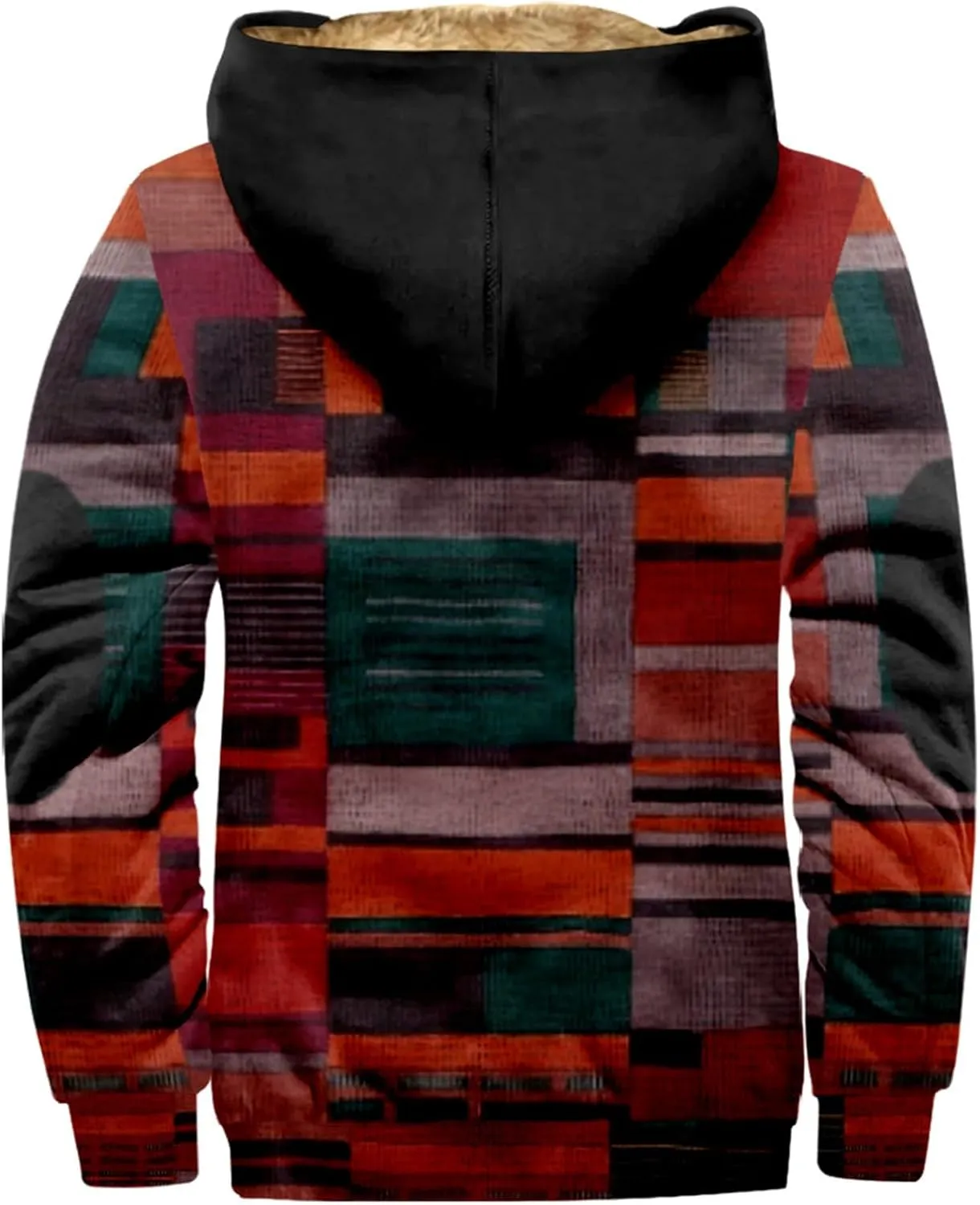 Men's Fashion Sweatshirts Coats Long Sleeve Zipper Hooded Relaxed Coat Hiking Travel for Men