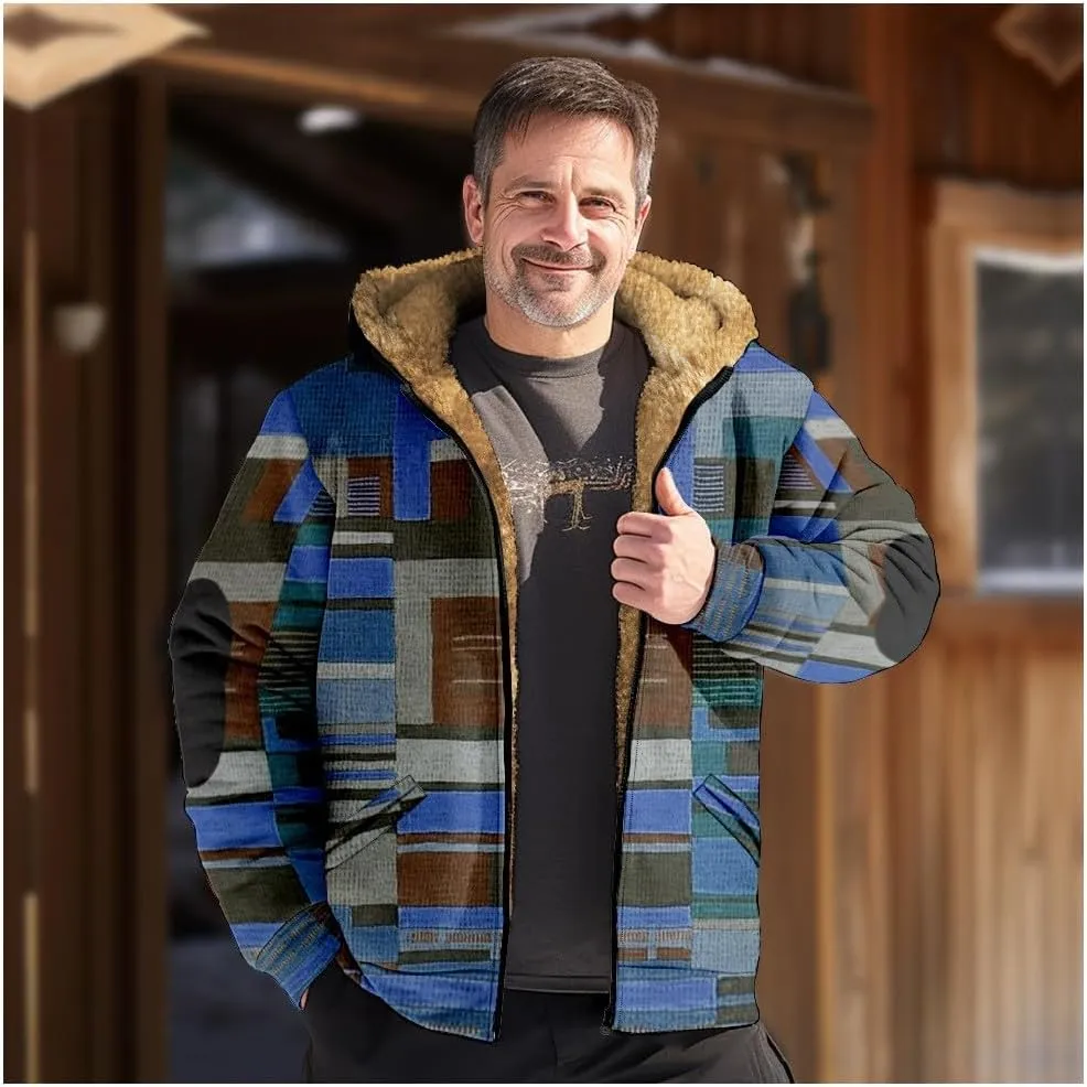 Men's Fashion Sweatshirts Coats Long Sleeve Zipper Hooded Relaxed Coat Hiking Travel for Men
