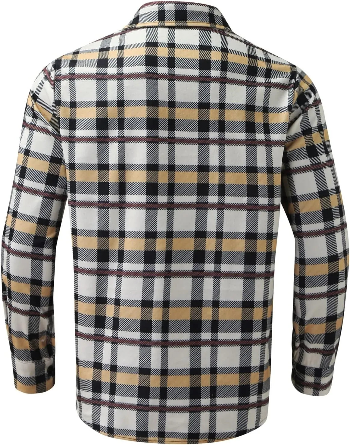 Men's Flannel Shirts, Men's Flannel Shirts Long Sleeve Regular Fit Button Down Fashion Plaid Shirt Jackets for Men