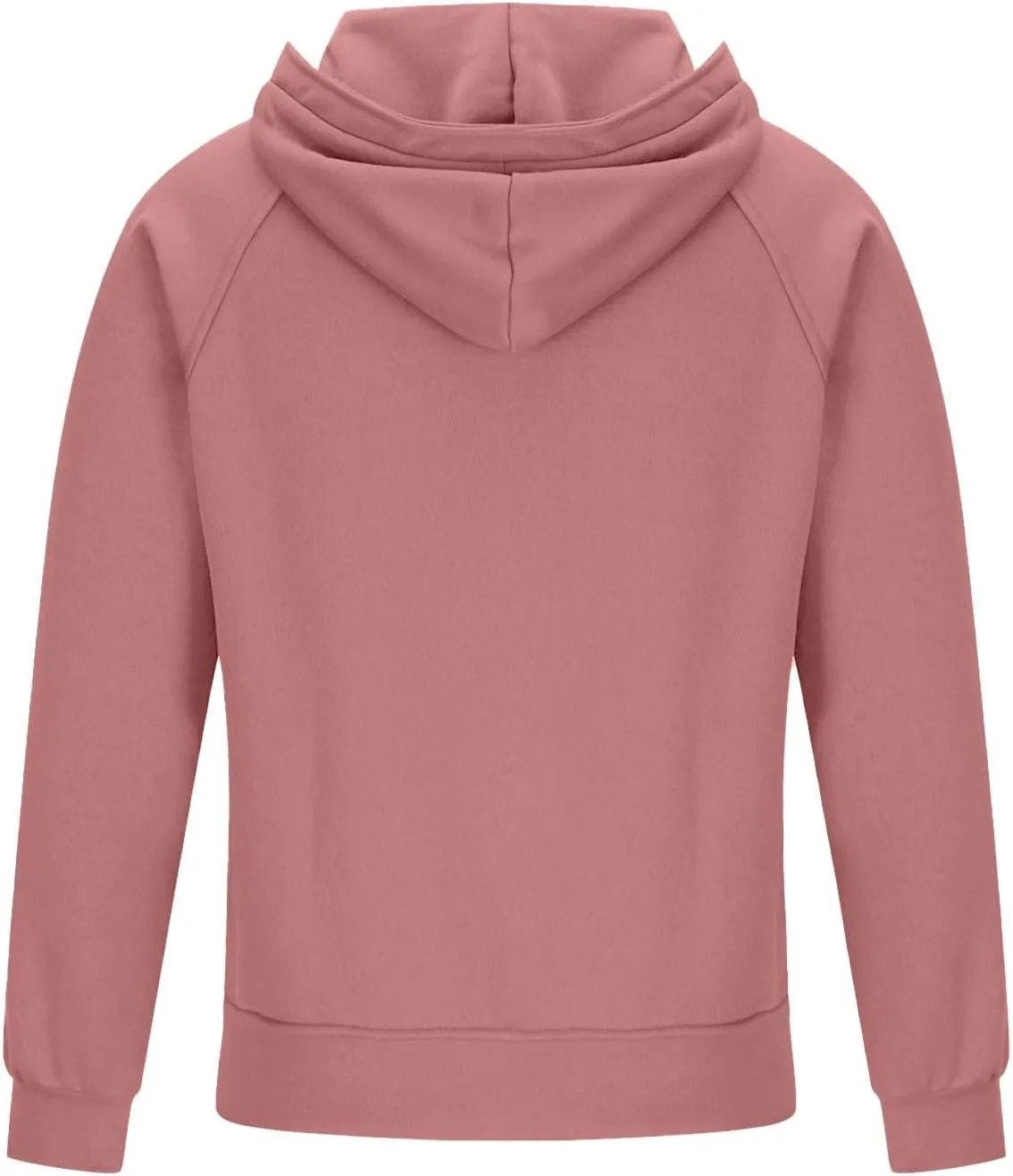 Men's Full-Zip Hoodie with Multiple Pockets, Soft Fleece, Adjustable Drawstring Hood, Casual Wear